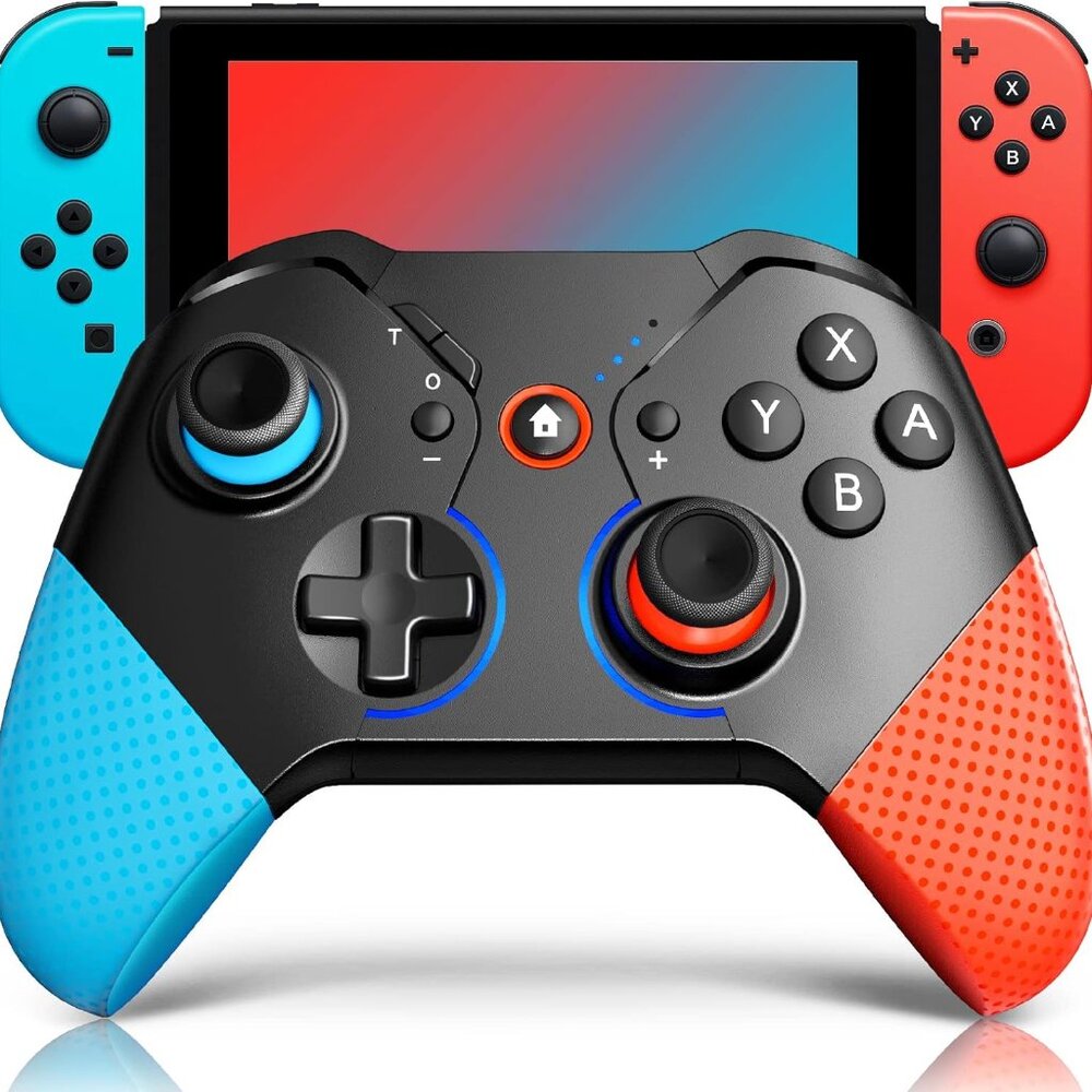 Switch Controller for Nintendo with Wake Up, Bluetooth Gamepad Remote Grip with